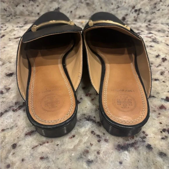 Tory Burch Amelia Loafer Mule size 8 black - Picture 4 of 7